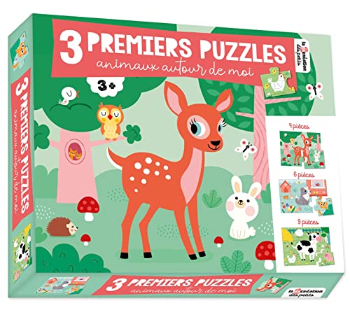 9782017143871: Animaux autour de moi: 3 premiers puzzles