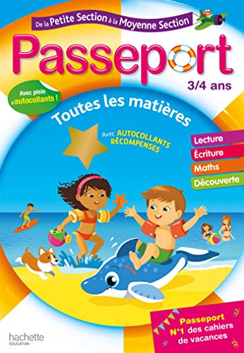 Beispielbild fr Passeport - De la Petite  la Moyenne section - Cahier de vacances 2022 zum Verkauf von Ammareal