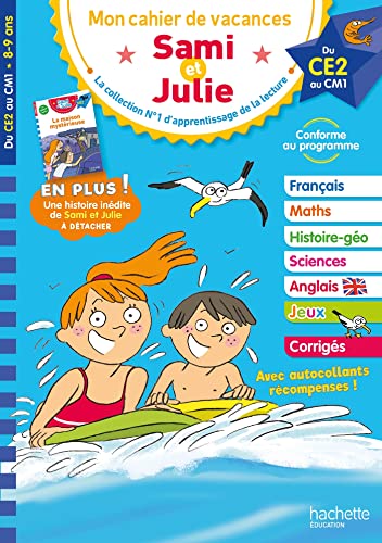 Beispielbild fr mon cahier de vacances Sami et Julie : du CE2 au CM1 zum Verkauf von Chapitre.com : livres et presse ancienne