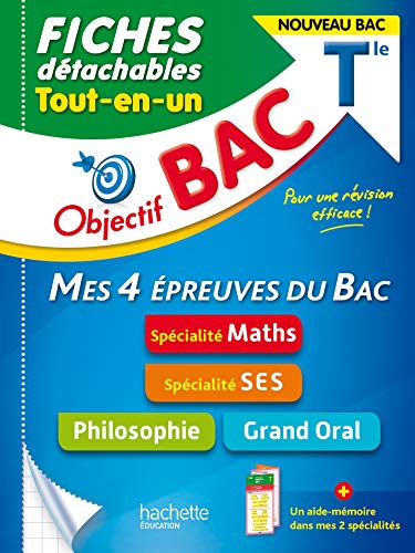 Beispielbild fr Objectif BAC Fiches Tout-en-un Tle Spcialits Maths et SES + Philo + Grand oral zum Verkauf von Ammareal