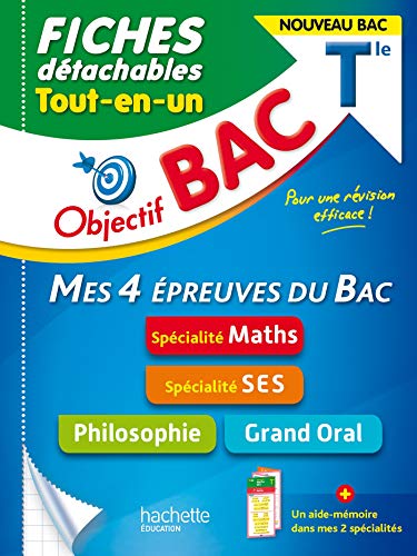 Stock image for Objectif BAC Fiches Tout-en-un Tle Spcialits Maths et SES + Philo + Grand oral for sale by Ammareal