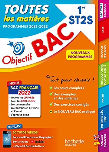 Beispielbild fr Objectif Bac - 1re ST2S Toutes les matires, BAC 2022 zum Verkauf von Ammareal