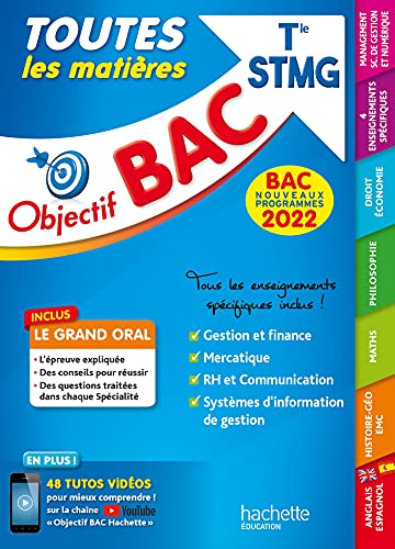 Stock image for Objectif Bac - Term STMG Toutes les matires, BAC 2022 for sale by Ammareal