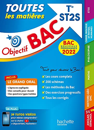 Stock image for Objectif Bac - Term ST2S Toutes les matires, BAC 2022 for sale by Ammareal