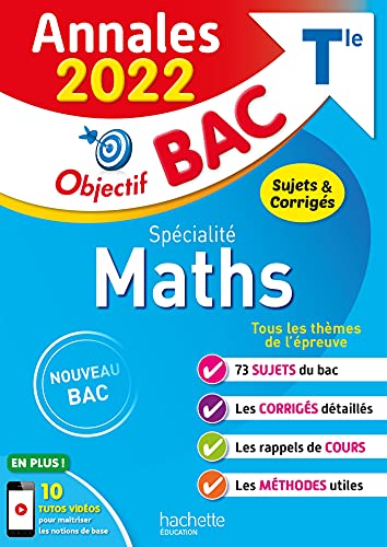 Beispielbild fr Annales Objectif BAC 2022 Sp cialit Maths: Sujets & corrig s zum Verkauf von WorldofBooks
