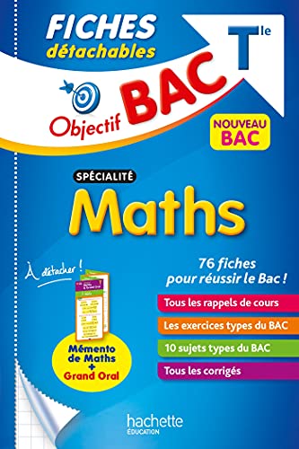 Beispielbild fr Objectif BAC Fiches dtachables Spcialit maths Tle zum Verkauf von medimops