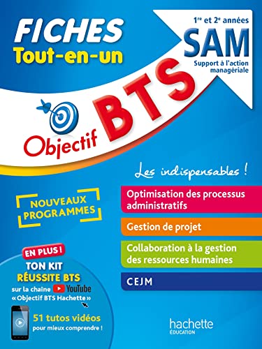9782017181972: Objectif BTS SAM - Fiches Tout-en-un