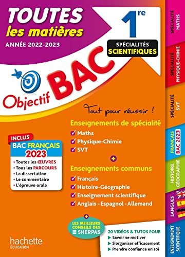 Beispielbild fr Objectif Bac 2023 - 1re Spcialits scientifiques Toutes les matires Lisle, Isabelle de; Zardet, Sbastien; Lefvre, Latitia; Lonard, Arnaud; Garnier, Caroline; Salan, Michal; Veyrier-Milan, Vronique; Thau, Nathalie; Binz, Pierre; Dessaint, Sbastien et Rousseau, Philippe zum Verkauf von BIBLIO-NET