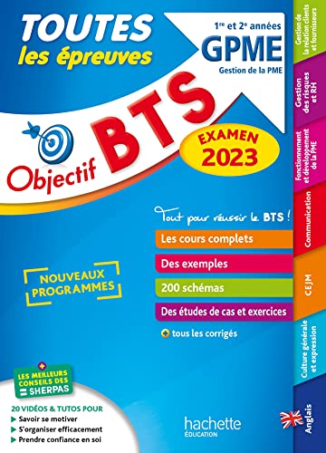Beispielbild fr Objectif BTS : toutes les preuves - BTS GPME 1re et 2e annes (dition 2023) zum Verkauf von LiLi - La Libert des Livres
