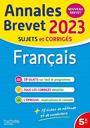 Imagen de archivo de Annales BREVET 2023 - Franais a la venta por Ammareal