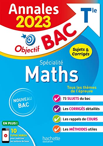 Beispielbild fr Annales Objectif BAC 2023 - Spcialit Maths zum Verkauf von medimops