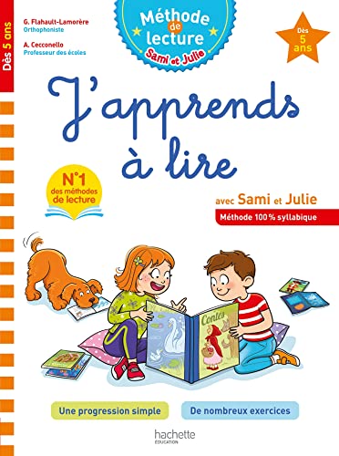Stock image for Sami et Julie J'apprends à lire Dès 5 ans: Méthode 100% syllabique [FRENCH LANGUAGE - Soft Cover ] for sale by booksXpress