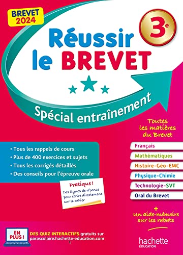 Beispielbild fr R ©ussir le BREVET 2024 [FRENCH LANGUAGE - Soft Cover ] zum Verkauf von booksXpress