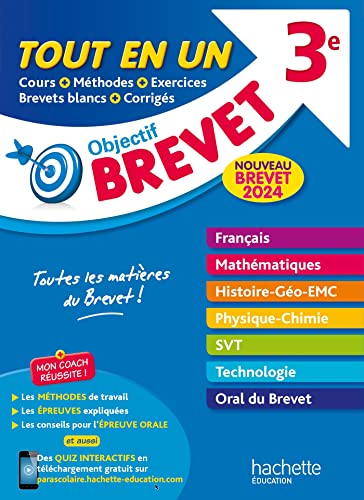 Stock image for Objectif Brevet Tout-en-un 2024 [FRENCH LANGUAGE - Soft Cover ] for sale by booksXpress