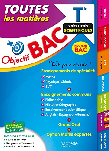 Stock image for Objectif Bac 2024 - Term Spécialités scientifiques Toutes les matières [FRENCH LANGUAGE - Soft Cover ] for sale by booksXpress