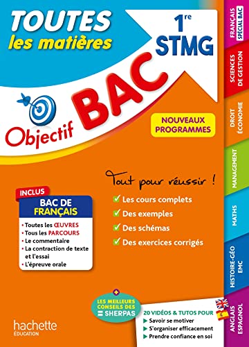 Stock image for Objectif BAC 2024 - 1re STMG Toutes les matières [FRENCH LANGUAGE - Soft Cover ] for sale by booksXpress