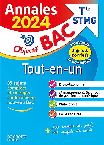 Imagen de archivo de Annales Objectif BAC 2024 - Bac Tle STMG Tout-en-un [FRENCH LANGUAGE - Soft Cover ] a la venta por booksXpress