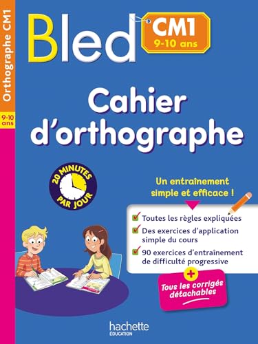 9782017231684: Bled CM1: Cahier d'orthographe