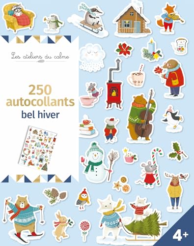 Beispielbild fr 250 autocollants - Bel Hiver: Avec 250 autocollants [FRENCH LANGUAGE - No Binding ] zum Verkauf von booksXpress