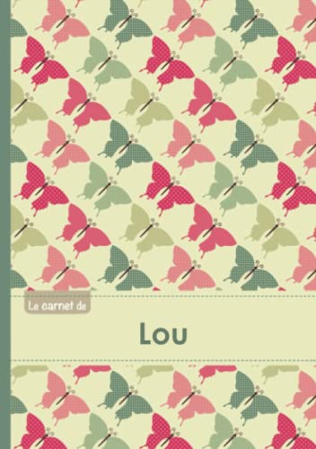 Beispielbild fr Le carnet de Lou - Lignes, 96p, A5 - Papillons Vintage zum Verkauf von Buchpark