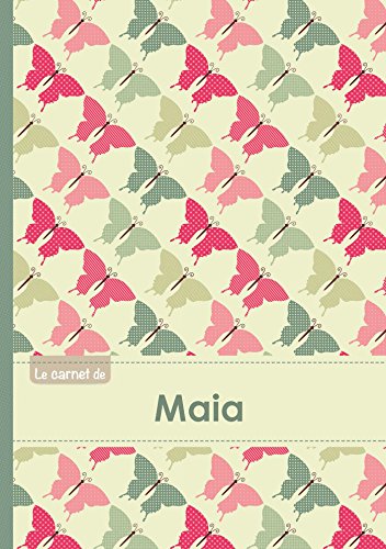 Beispielbild fr Le carnet de maia: Carnet maia - lignes,96p,A5 - Papillons vintage zum Verkauf von Buchpark