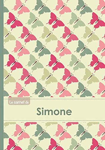 Beispielbild fr Le carnet de simone: Carnet simone - lignes,96p,A5 - Papillons vintage zum Verkauf von Buchpark