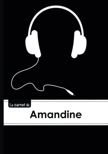 Beispielbild fr Le carnet d'Amandine - Lignes, 96p, A5 - Casque Audio zum Verkauf von Buchpark