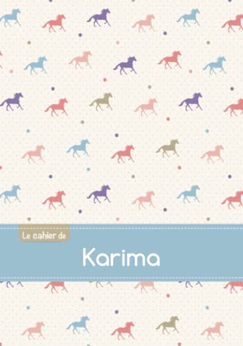 9782017694526: Le cahier de Karima - Petits carreaux, 96p, A5 - Chevaux