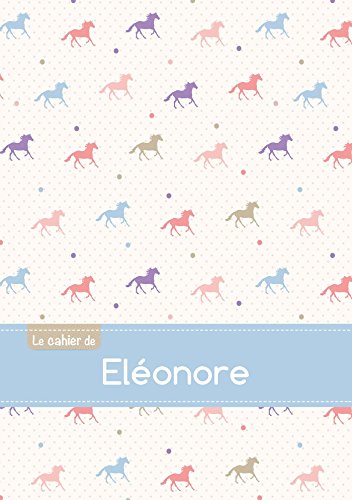 9782017697756: Le cahier d'Elonore - Blanc, 96p, A5 - Chevaux