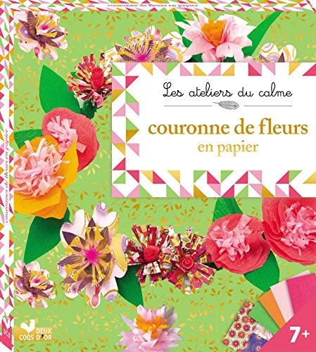 Beispielbild fr Couronnes de fleurs en papier - bote avec accessoires Thiboult, Karine zum Verkauf von BIBLIO-NET