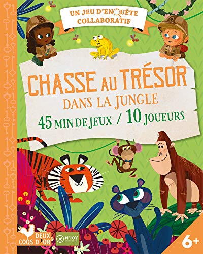 9782017863885: Chasse au trsor dans la jungle - pochette avec accessoires: Un jeu d'enqute collaboratif