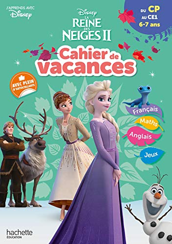 9782017865827: Disney - Reine des Neiges - Du CP au CE1 - Cahier de vacances 2022