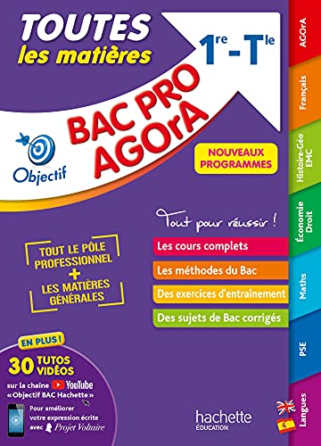 Beispielbild fr Objectif BAC PRO AGORA (1re et Term) - Toutes les matires Bac 2024 zum Verkauf von Gallix