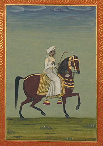 9782019119591: Carnet Lign Prince Indien  Cheval, Miniature 18e (Bnf Portraits) (French Edition)