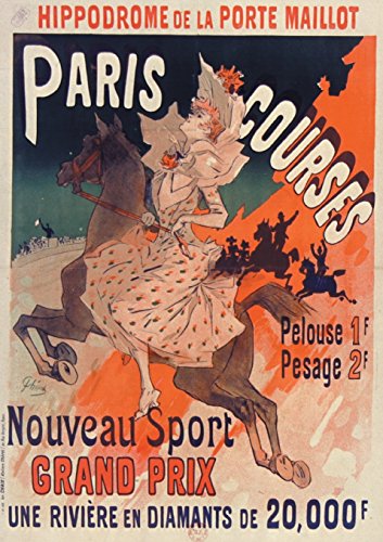 9782019119898: Carnet lign Affiche Hippodrome Porte Maillot Paris (Bnf Affiches)