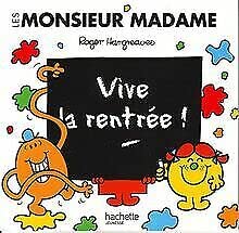 Beispielbild fr PETIT LIVRE MONSIEUR MADAME VIVE LA RENTRE zum Verkauf von medimops