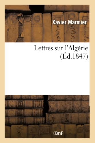 9782019146276: Lettres sur l'Algrie