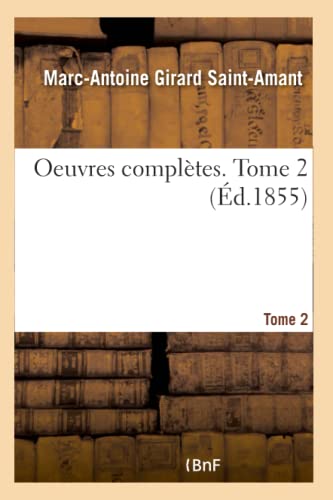 Beispielbild fr Oeuvres Compltes. Tome 2 (French Edition) zum Verkauf von Lucky's Textbooks