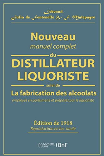 9782019212896: Nouveau manuel complet du distillateur liquoriste: contenant l'art de fabriquer les sirops, les esprits parfums, les huiles essentielles