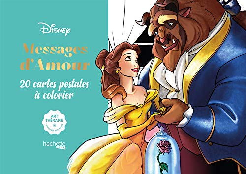 Stock image for Cartes  colorier Disney Messages d'amour: 20 cartes postales  colorier for sale by EPICERIE CULTURELLE