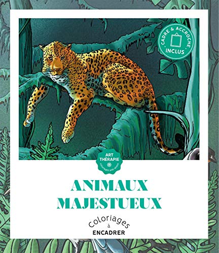 Beispielbild fr Coloriages  encadrer Animaux majestueux zum Verkauf von Ammareal