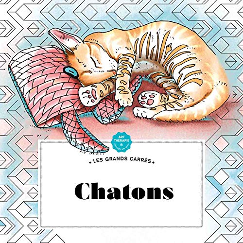 9782019457587: Les grands carrs Chatons: 45 coloriages anti-stress