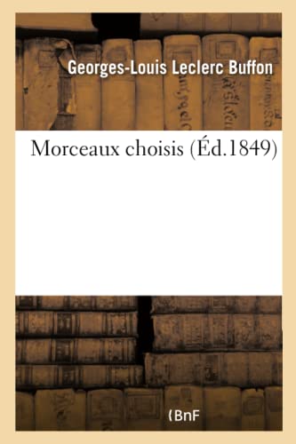 Stock image for Morceaux choisis Litterature for sale by PBShop.store US