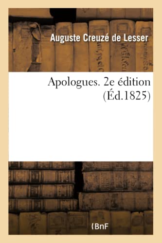 Stock image for Apologues. 2e dition (French Edition) for sale by Lucky's Textbooks