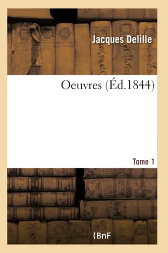 Imagen de archivo de Oeuvres Tome 1 (French Edition) a la venta por Lucky's Textbooks