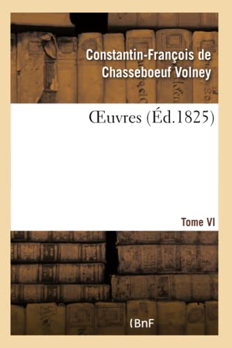 Imagen de archivo de Oeuvres Tome VI (French Edition) a la venta por Lucky's Textbooks