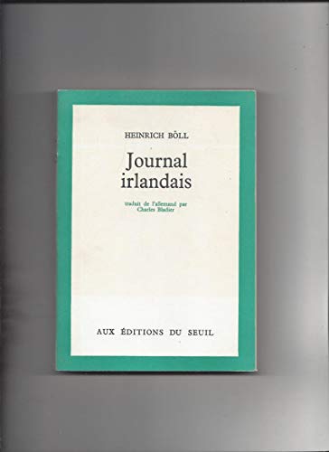 9782020015493: Journal irlandais