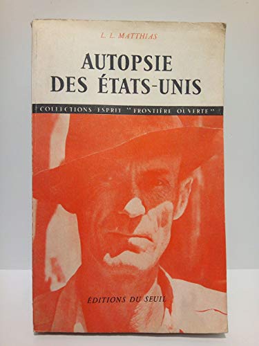 9782020023870: Autopsie des Etats-Unis (Esprit)