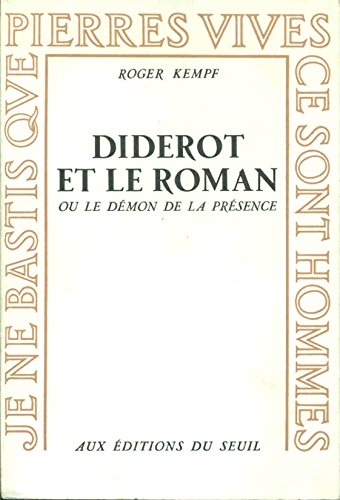 Stock image for Diderot et le Roman for sale by Ammareal