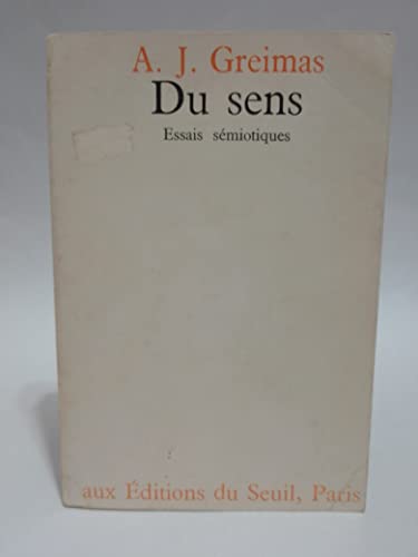 9782020027373: Du sens. Essais smiotiques, tome 1